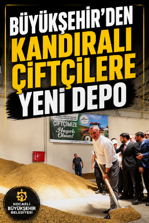 Büyükşehir'den Kandıralı çiftçilere yeni depo