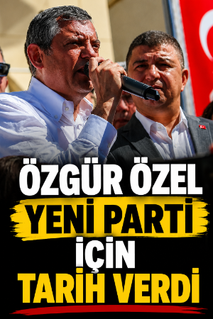 Özgür Özel yeni parti için tarih verdi