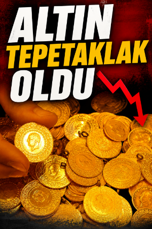 Altın tepetaklak oldu
