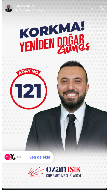 Kocaelili gençlerden destek yağmıştı. İşte Ozan Işık’ın aldığı oy