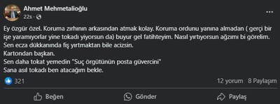 Kocaeli’ye atanan Çatalca Müftüsünden Özgür Özel’e tehdit!
