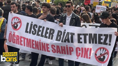 İzmit’te öğrenci eylemi! “Liseler biat etmez”