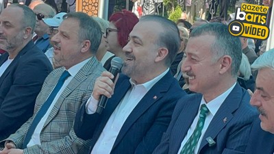 AKP’li başkanlar mikrofonu bir aldı pir aldı