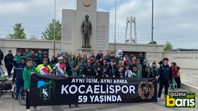 Kocaelispor’un 59.yaşı coşkuyla kutlandı