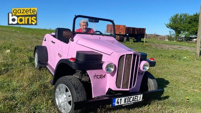 Gören bir daha dönüp bakıyor: Çapa makinesi motorundan klasik otomobil yaptı