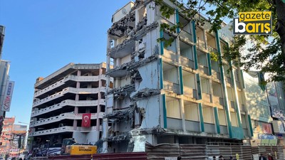 Seka Semt Polikliniği’nin yarısı yıkıldı