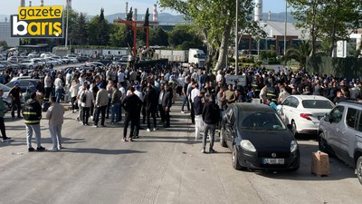 Tüpraş işçisi rafineride sabahladı
