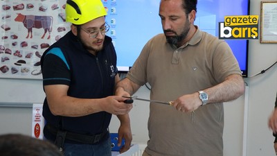Kurban kesim kursuna yoğun ilgi var