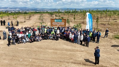 Kocaeli’de öğrenciler gelecekleri için fidan dikti