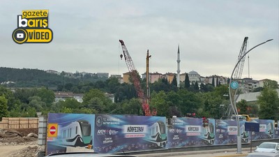 Kocaeli metrosu için gece gündüz çalışma
