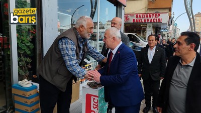 MHP'lilerden esnaf ziyareti