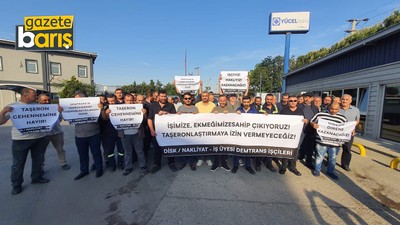 Demtrans işçileri protesto etti
