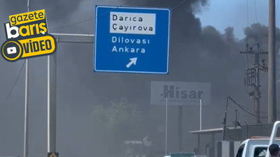 Kocaeli’deki o fabrika alev alev yanıyor