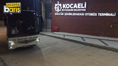 Gölcük Terminali'nden ilk sefer o ile yapıldı