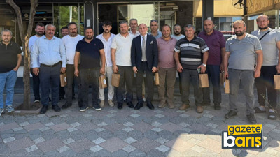 Gebze'de oto lastikçiler anlattı başkanları dinledi