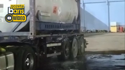 Polisan’daki tanker sızıntısının görüntüleri ortaya çıktı!