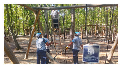 Ormanya'daki çocuk oyun alanlarına periyodik bakım