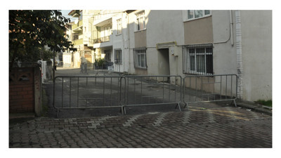 Darıca’daki hasarlı binanın olduğu sokak kapatıldı