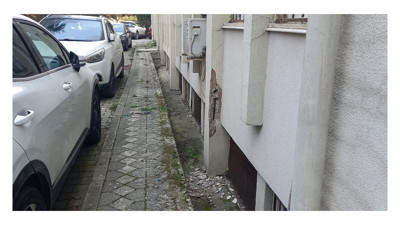 Kolonları dökülüyor: Gebze Milli Eğitim'de korkutan görüntü!