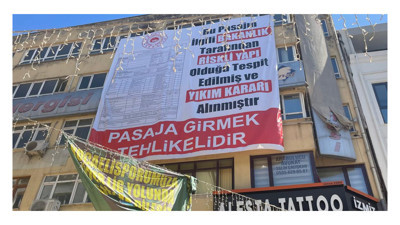 İzmit’in en işlek yerinde! Hasarlı Bilin Pasajı karmaşası sürüyor