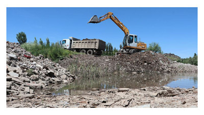 Doğaya hafriyat döken firmaya büyük ceza