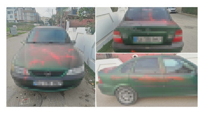 Kocaeli’de vatandaşın aracını bakın ne hale getirdiler!