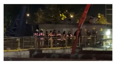 İBB’nin yaptığı Kabataş Metro inşaatında çökme! Göçük altında kalanlar var