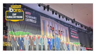 CHP’li gençlerden kurultaya görkemli pankart
