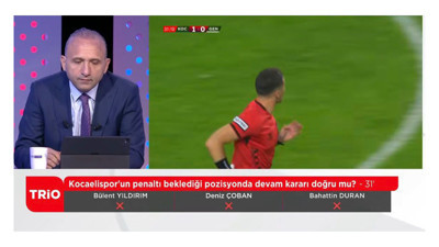 Trio ekibi açıkladı: Kocaelispor’un yine penaltısı verilmedi!