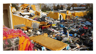 Bu pislik kaldırılsın: İzmit'te açık hava çöplüğü!