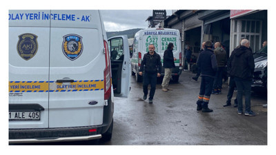 Kocaeli’de tamirhanede şüpheli ölüm!