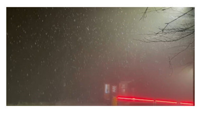 Kış turizmiyle ünlü Kartepe Kuzuyayla'ya kar yağdı