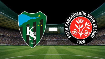 Kocaelispor - Fatih Karagümrük