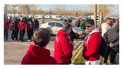 Antalyaspor taraftarını Hodri Meydan karşıladı