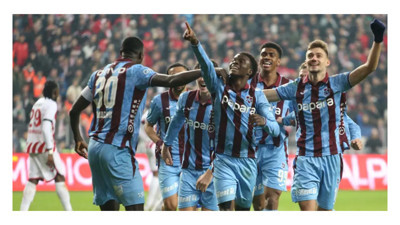 Karadeniz derbisinde kazanan Trabzonspor