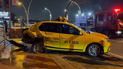 Gebze'de korkutan kaza