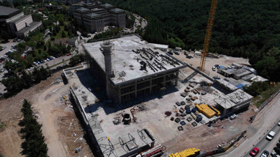 Umuttepe Cami ve Otoparkı projesinde sona yaklaşıldı