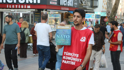 TKP’liler NATO’yu protesto etti