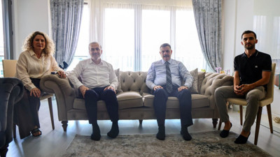 Evinde ziyaret: İçişleri Bakanı Çiftçi, Şahin Talus’u es geçmedi