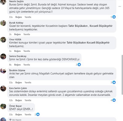 İzmit mi İzmir mi? Büyükşehirin konseri sosyal medyayı birbirine kattı