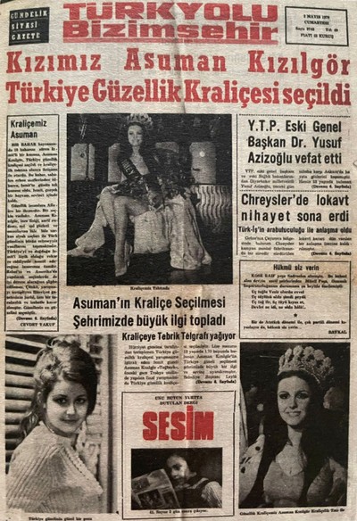Türkiye’nin ilk kadın belediye başkanı ve Türkiye güzeli aynı karede
