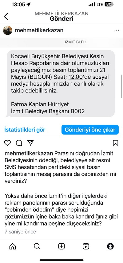 MHP’den Hürriyet’e, “SMS parasını cebinizden mi verdiniz?”