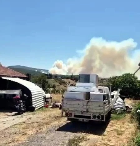 Kocaeli’deki yangının dumanları Bursa’ya ulaştı!