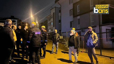 Sakarya'da çökme riski olan binalar boşaltıldı