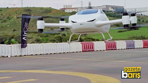 Türkiye'nin uçan otomobili havalandı: İnsanlı uçuşlar başladı
