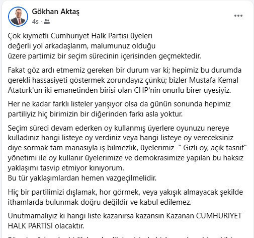 CHP’li Aktaş, “Tam bir iş bilmezlik”