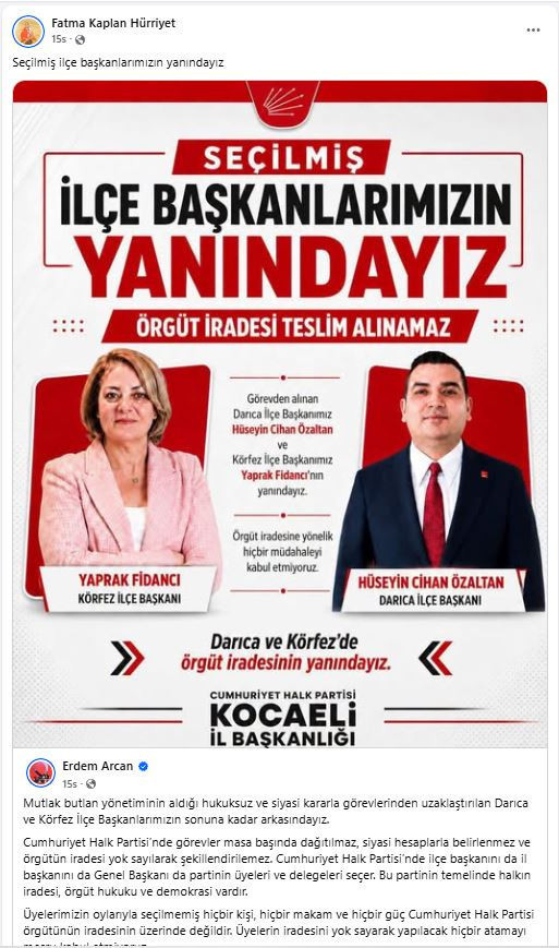 Sert muhalefetiyle tanınan Hürriyet’ten 4 kelimelik destek