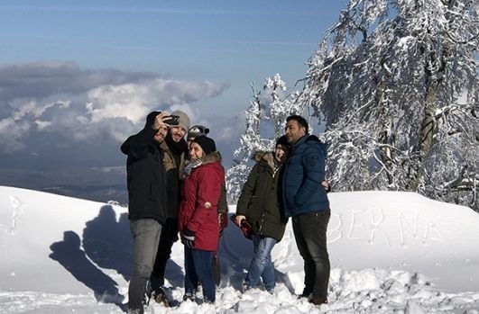 Kartepe'ye akın ettiler, muhteşem kareler... - Resim: 2