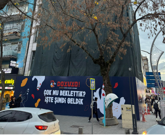 Lanetli binaya yeni marka