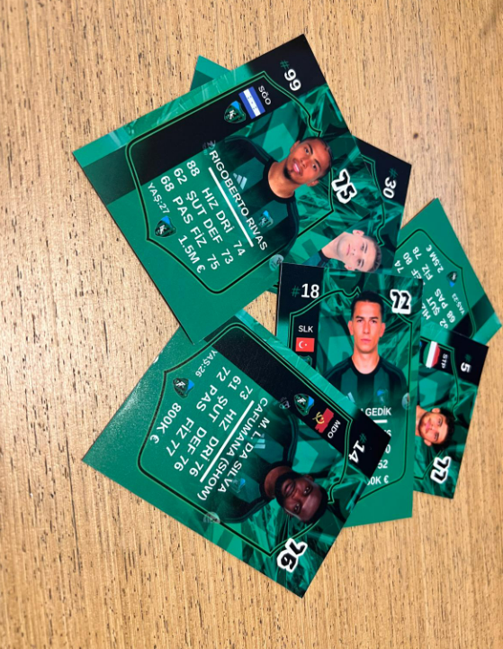Kocaelispor Futbolcu Kartları bugün KS Store’da!